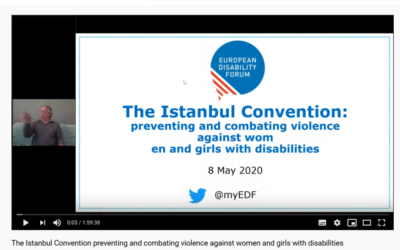 The Istanbul Convention preventing and combating violence against women and girls with disabilities